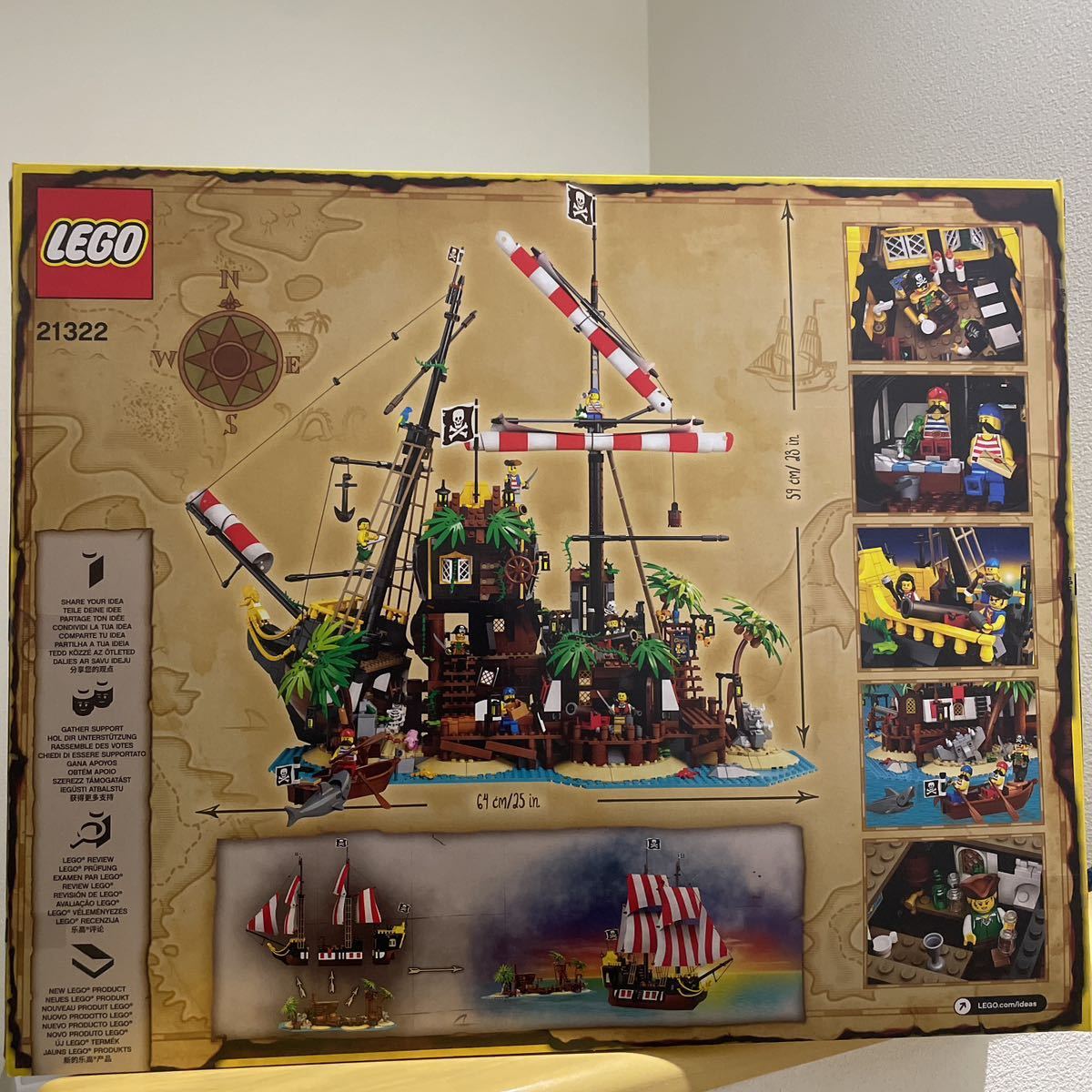 LEGO21322アイデア 赤ひげ船長の海賊島 レゴ CREATOR 未開封 南海の 