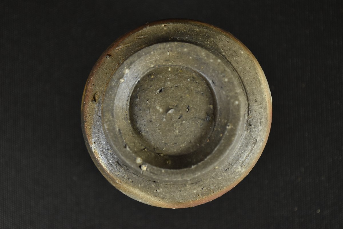 ▽県重要無形文化財 伊勢崎満 『備前 ぐい呑』【初だし品】酒器 猪口