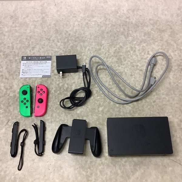 1円〜 欠品 動作確認/初期化済 Nintendo Switch スプラトゥーン2セット