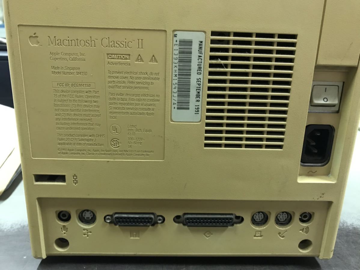 ジャンク Old Mac Classic II 部品取 ジャンク Classic II ジャンク