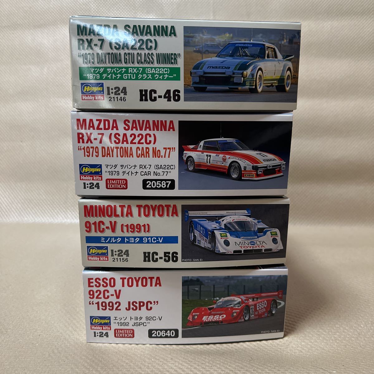 サバンナ マツダ RX-7 1⁄24 | ハセガワ (SA22C) (SA22C) 後期型 前期型 GT 中期型 RX-7(SA22C) ターボ 0 リミテッド畠中浩
