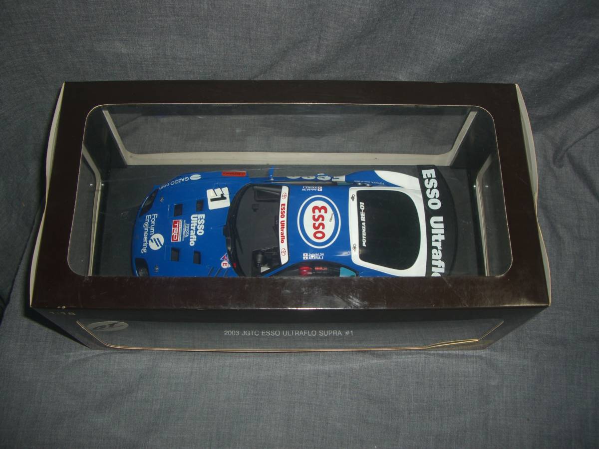 ☆Aa オートアート 1⁄18 TOYOTA SUPRA スープラ JGTC 2003 ESSO