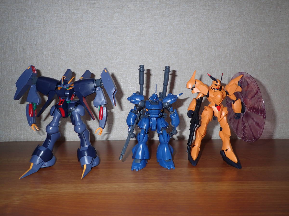 ガンプラHGジークアクス完成品3点セット 機動戦士Gundam