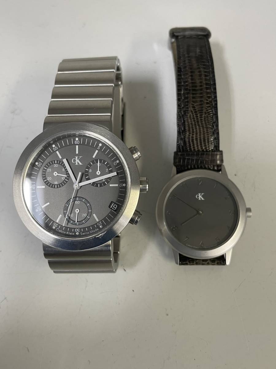 Calvin Klein　CK　メンズ腕時計　クォーツ　2点まとめ　