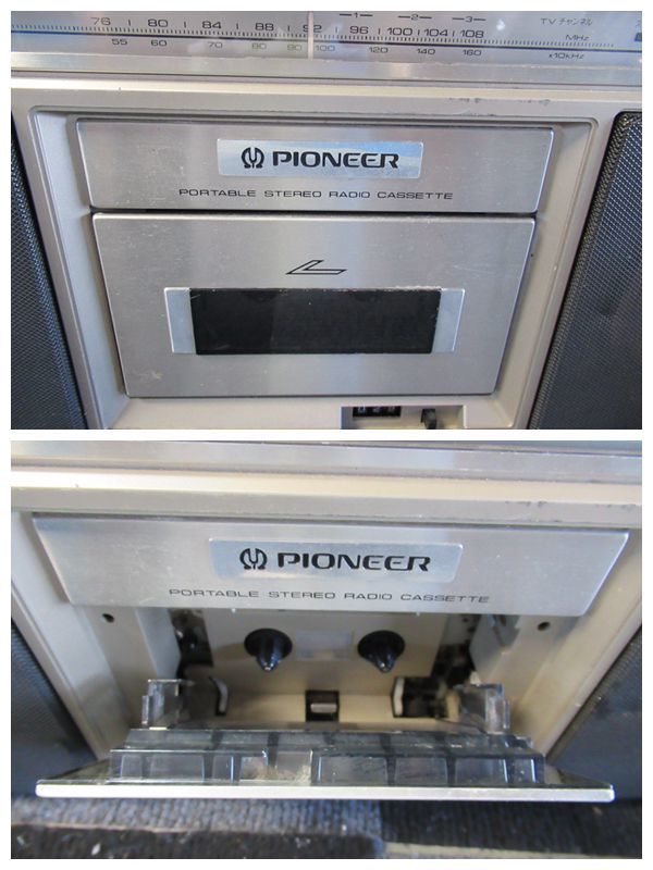 ジャンクPIONEER パイオニア ラジカセ SK-400 昭和レトロ - メルカリ