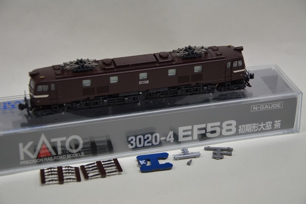 KATO 3020-4 EF５８初期形大窓茶　中古品