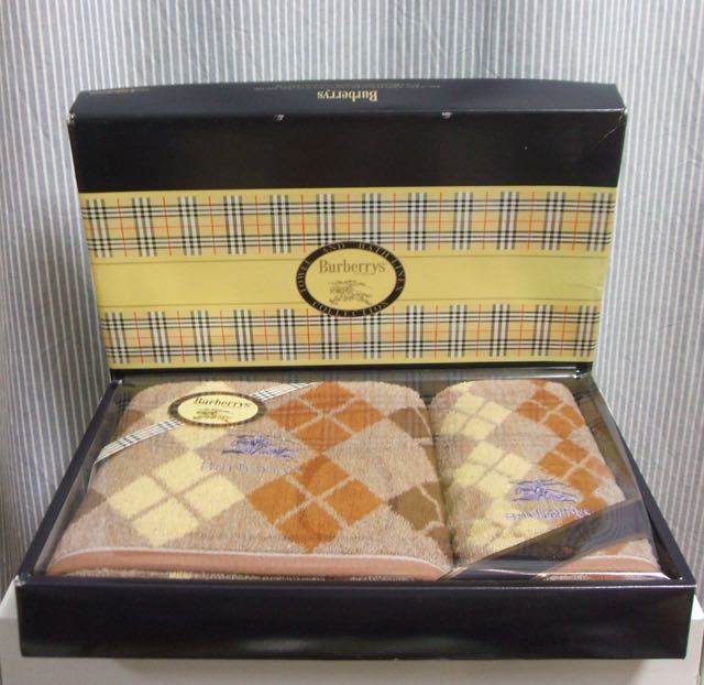 バーバリー（Burberrys）バスタオル＆フェイスタオル　未使用品