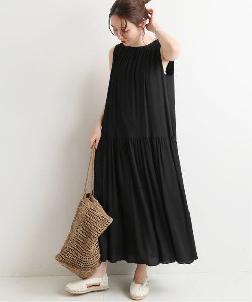 ☆IENA☆カールマイヤーティアードワンピース美品1.9万plage 