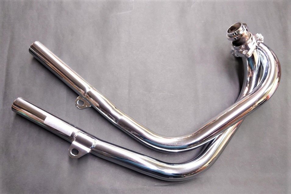 *新品送料無料 セール品　TX650 XS650SP '73-'83　ストレート エキパイ セット (07-0754)