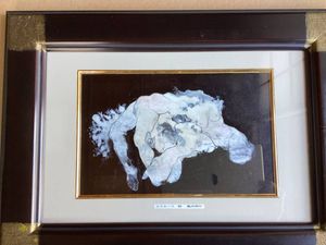 亀井秀行氏　エスキース「貌象」人物画 アート作品 額装済み　30x23.5cm 亀井秀行のYahoo!オークション(旧ヤフオク!)の相場・価格を見る｜Yahoo