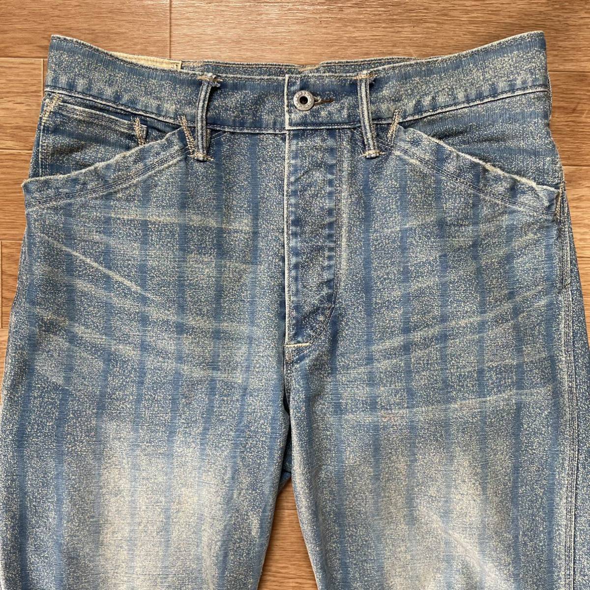 ◎美品 RRL ダブルアールエル インディゴストライプ ワークパンツ ラルフローレン