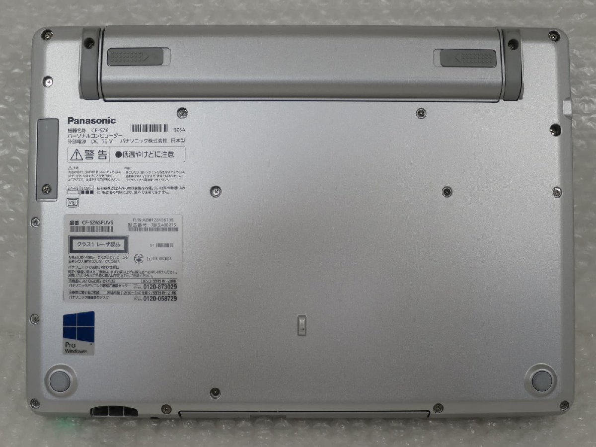 ○○【ジャンク】Panasonic Let's note CF-SZ6SFUVS / i7-7600U / 16GB