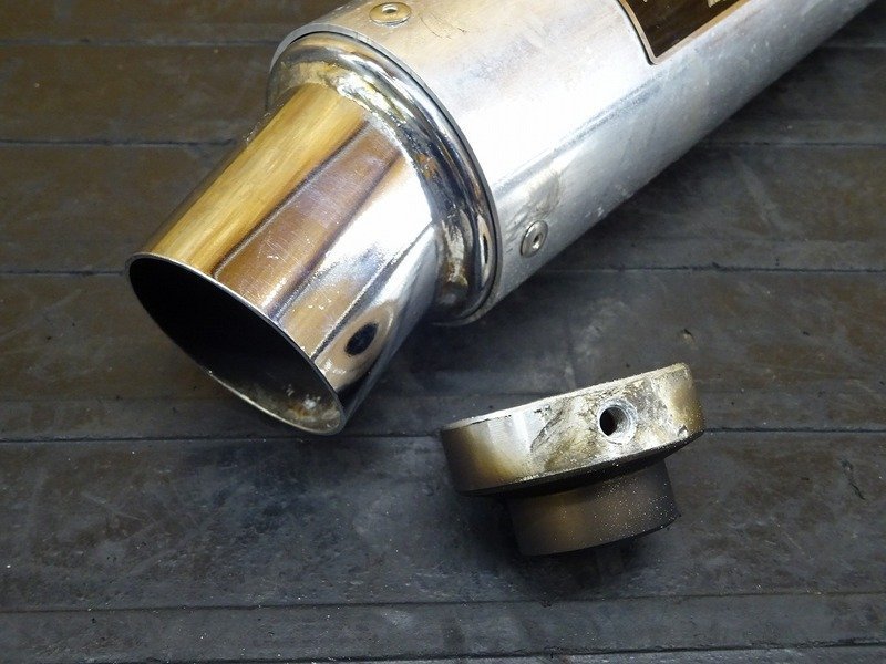 GPX250R・ZZR250 プリティレーシング フルエキマフラー(マフラー本体  