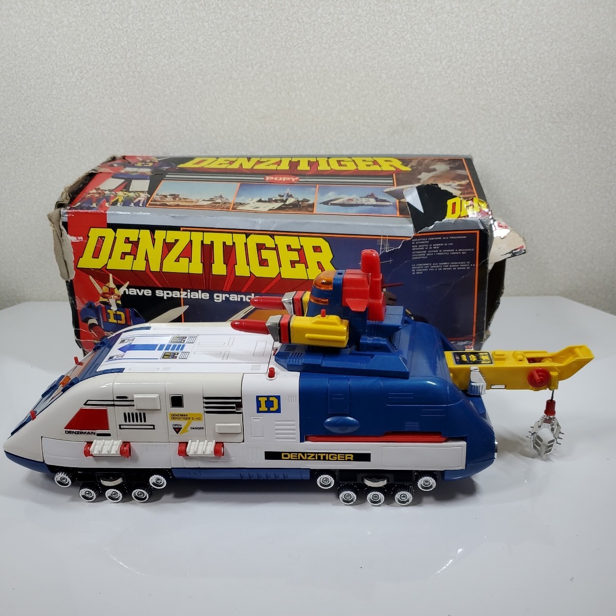 当時物 ポピー 超合金　DXデンジタイガー　デンジマン　海外版　欠品　バンダイ　godaikin 