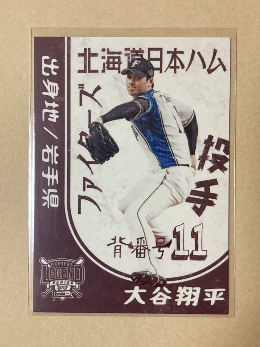 ファイターズ レジェンドシリーズ2017 スペシャルチケット特典カード 
