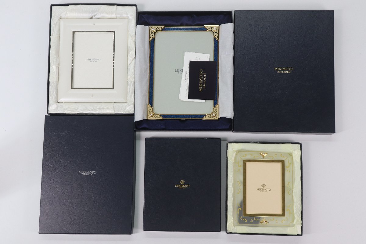 3点】MIKIMOTO ミキモト フォトフレーム パール 写真立て まとめ売り