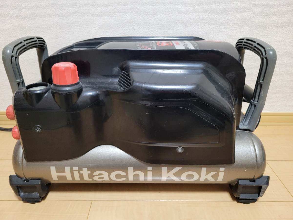 T]通電OK 日立工機 高圧エアコンプレッサ EC1445H さわモデル Hitachi