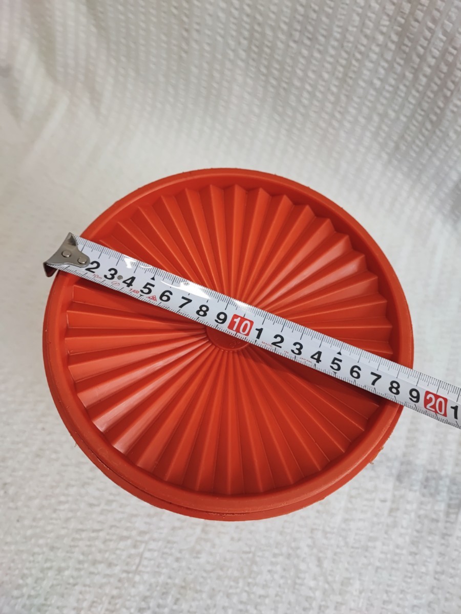昭和レトロ Tupperware デコレーター タッパーウェア オレンジ 4点