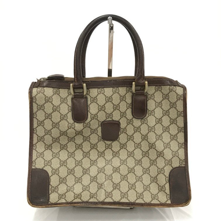 最安値，定番人気 BGAN6011 GUCCI グッチ ロゴ GGスプリーム イタリア製 ハンドバッグ(その他)｜売買されたオークション情報、yahooの商品情報をアーカイブ公開 - オークファン かばん、バッグ