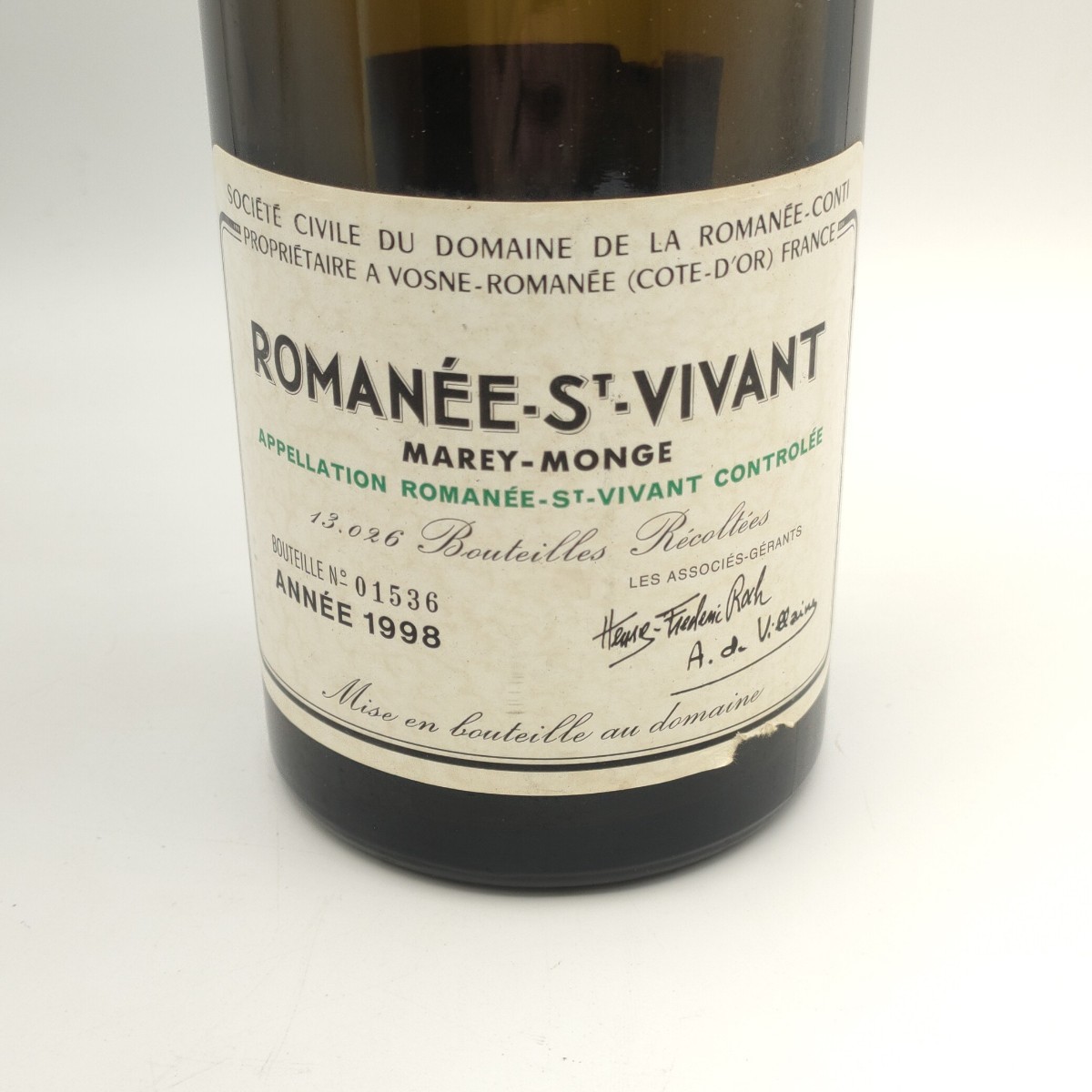 ☆空瓶☆ ロマネ・サン・ヴィヴァン ROMANEE-ST-VIVANT DRC ロマネ 
