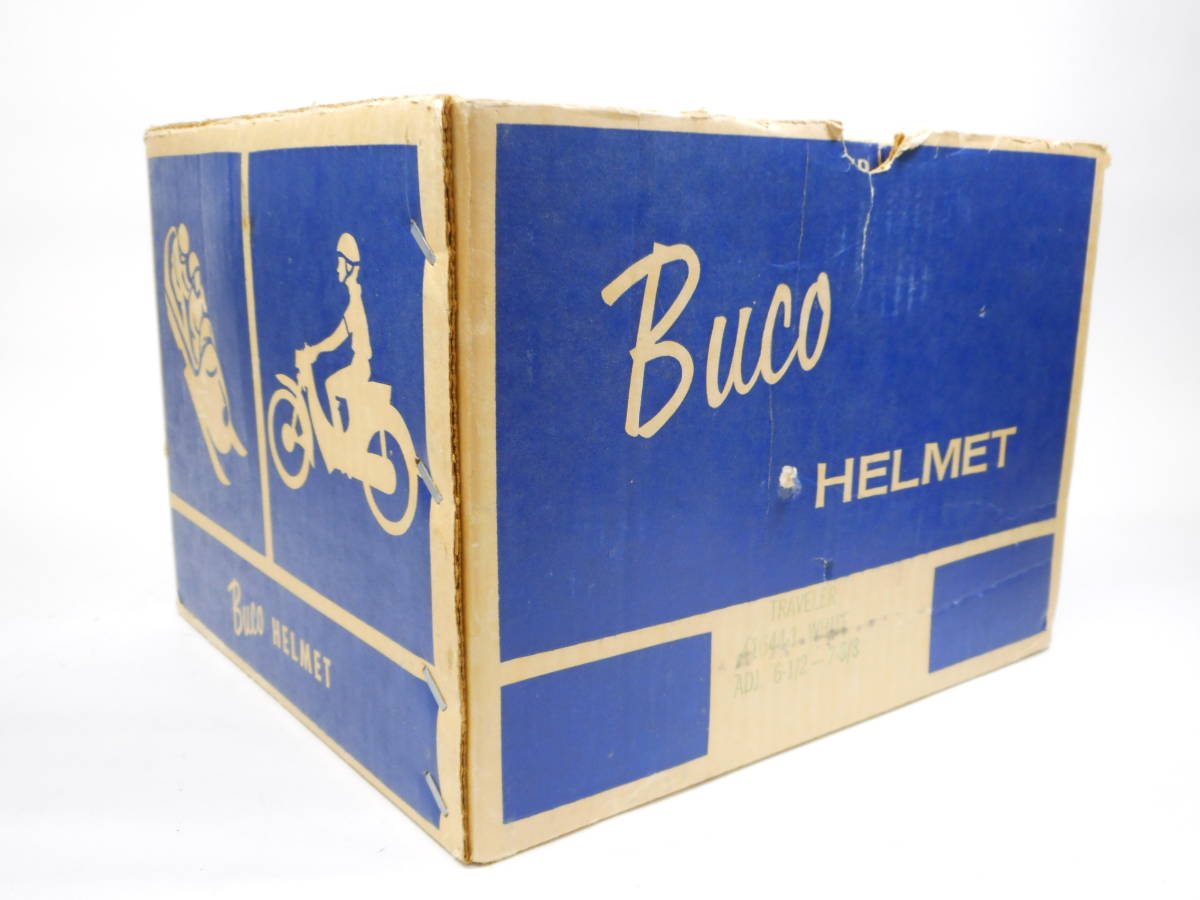 美品 60s BUCO TRAVELER ハーフヘルメット 目深加工済み オリジナル箱 