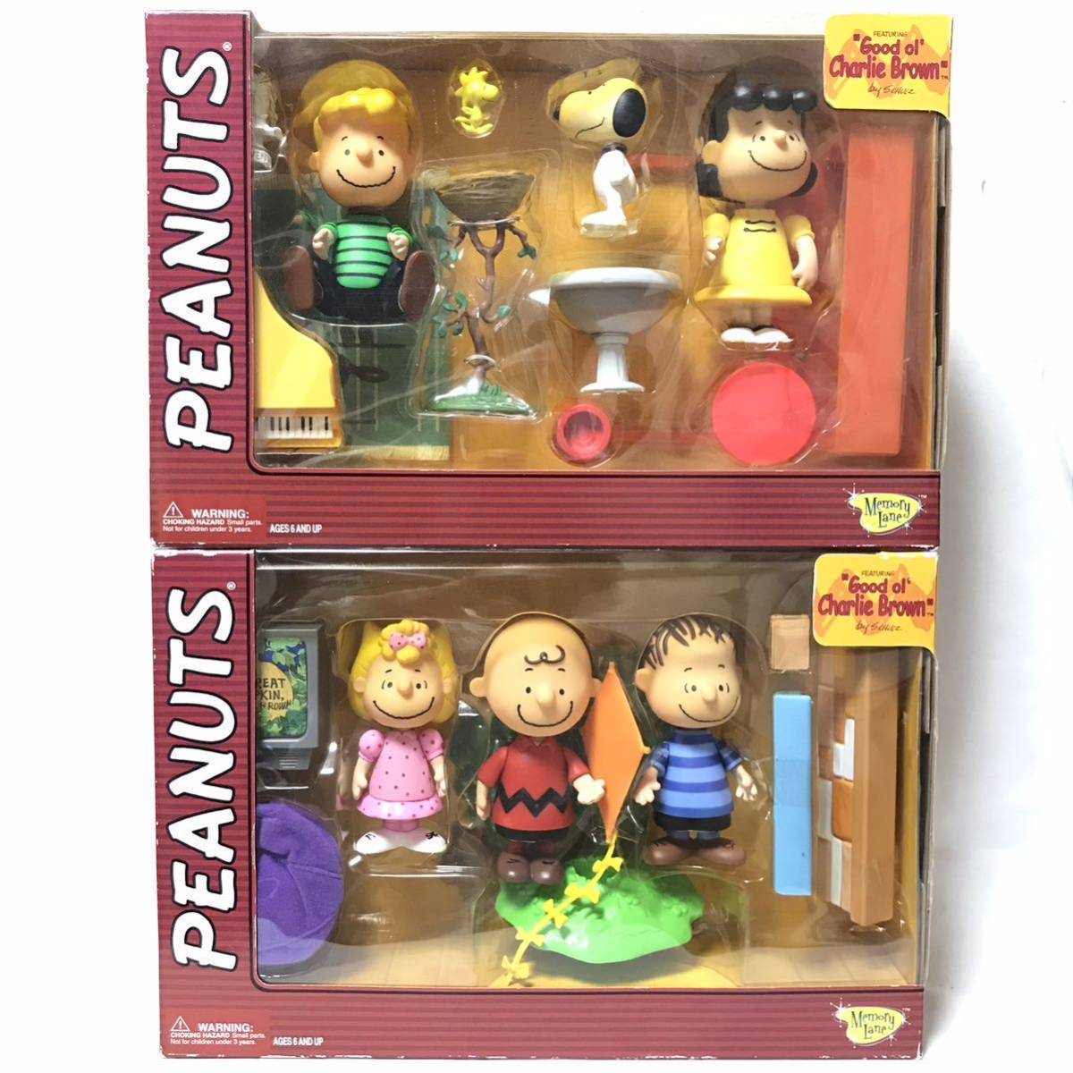 Memory Lane PEANUTS Good Ol' Charlie Brown フィギュア セット