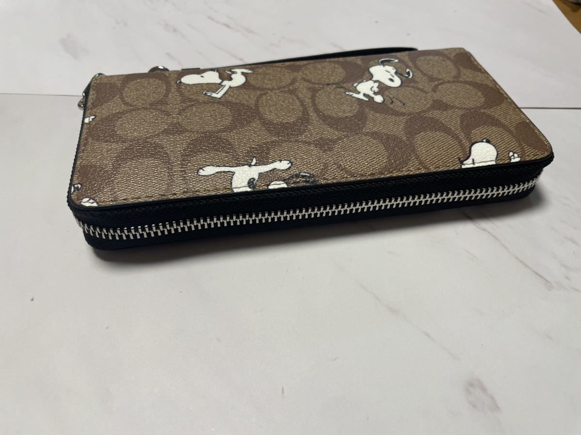 COACH 長財布 シグネチャーコラボ スヌーピー C4596  アウトレット品 Amazon | [MAVIS] ピーナッツ コラボ ロング ジップ ウォレット