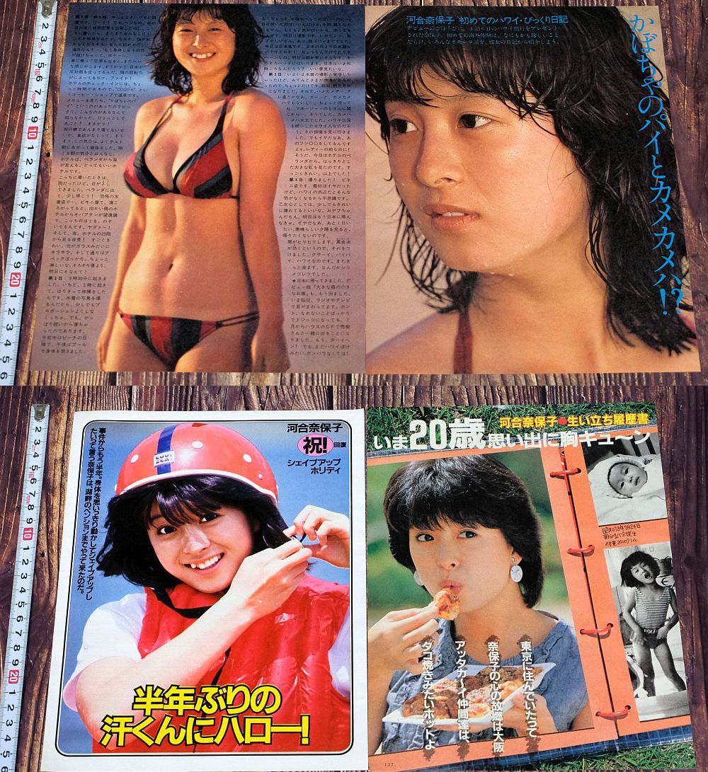 ☆河合奈保子 大量 切り抜き ファンの方必見! 保存版 思い出の切り抜き