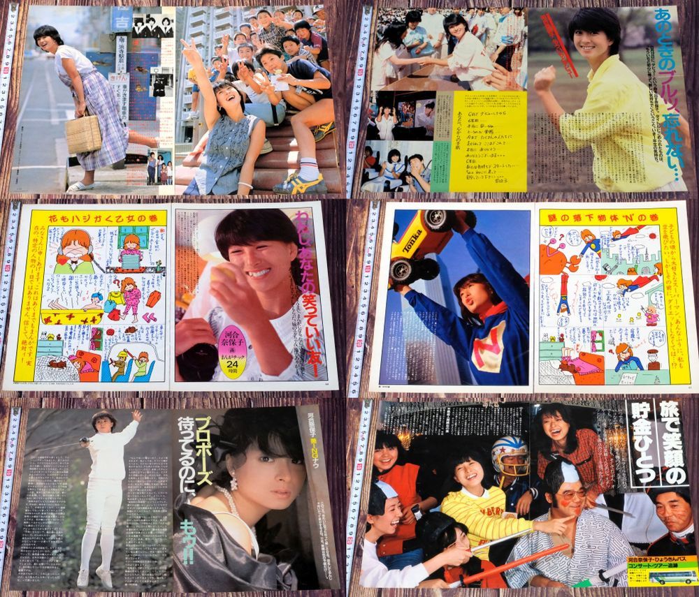 ☆河合奈保子 大量 切り抜き ファンの方必見! 保存版 思い出の切り抜き