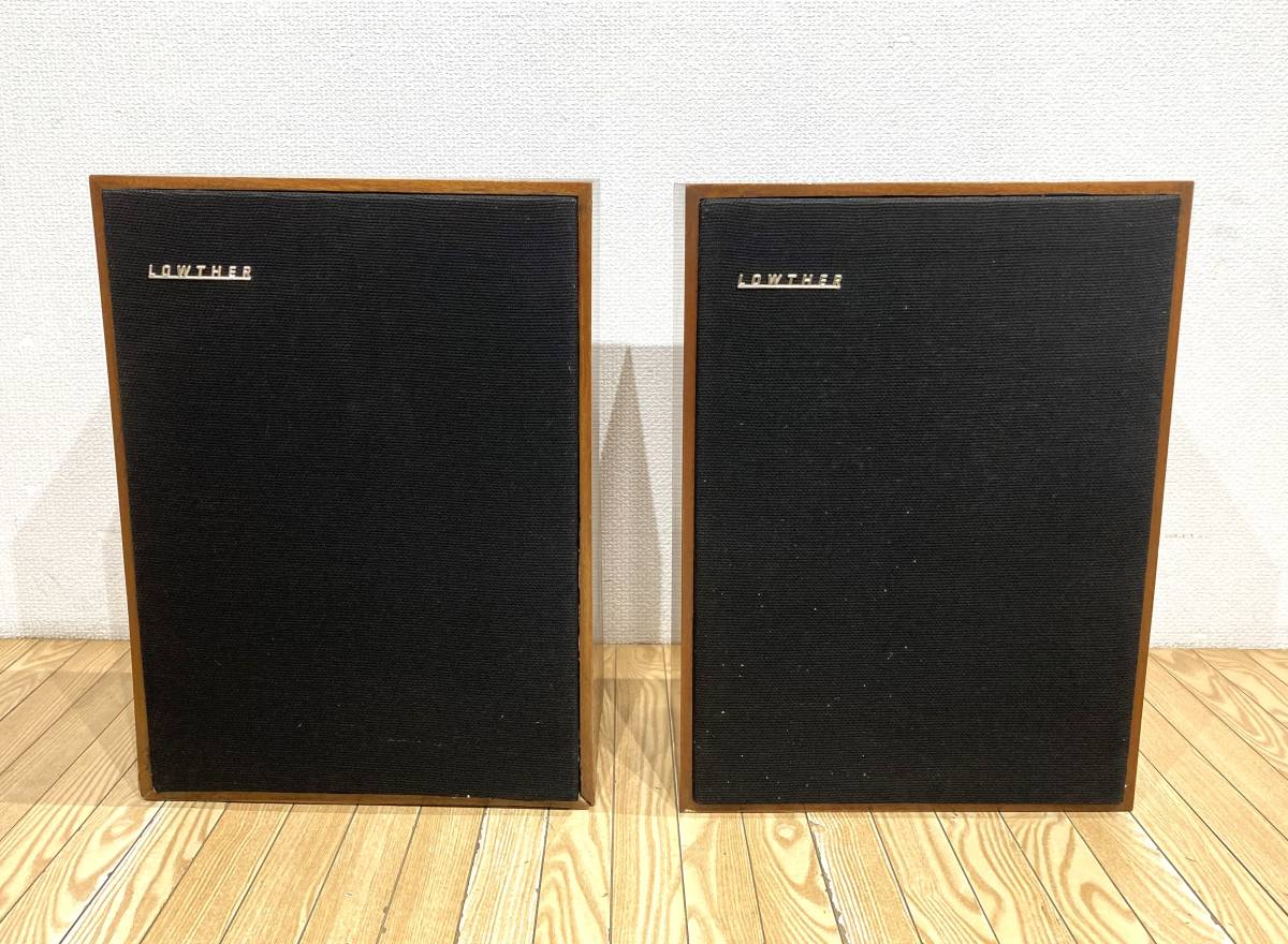 AA08604【現状品】LOWTHER　ラウザー　ローサー IDEAL BAFFEL MK1 スピーカー ペア