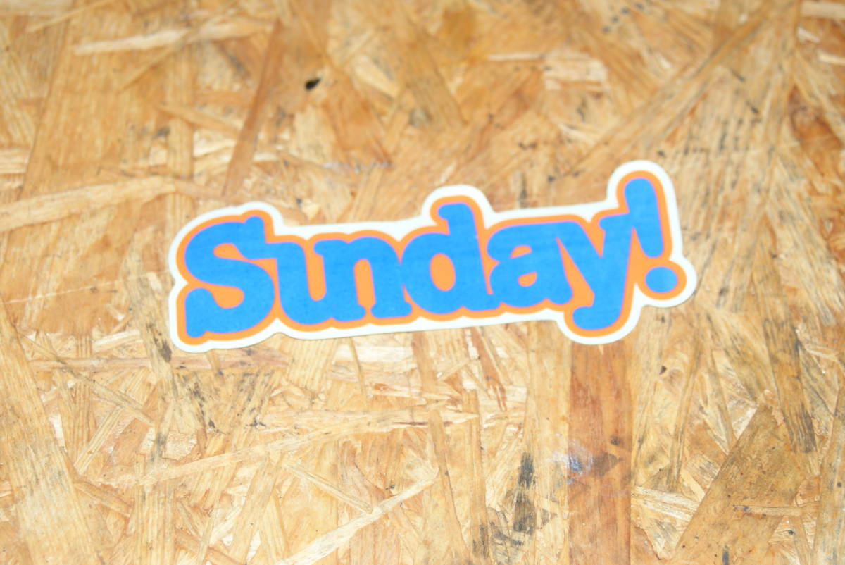 SUNDAY　ロゴステッカー_1