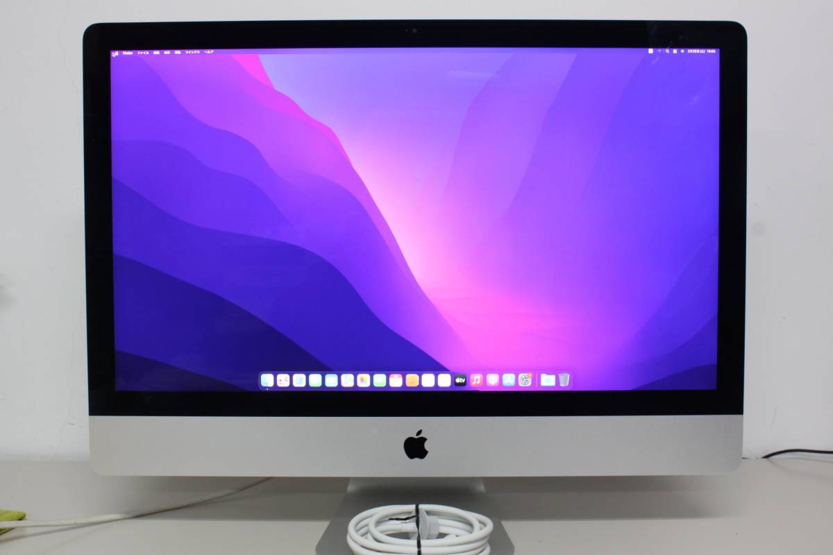 iMac（Retina 5K，27-inch，Late 2015）3.2GHz Core i5〈MK472J/A〉⑤