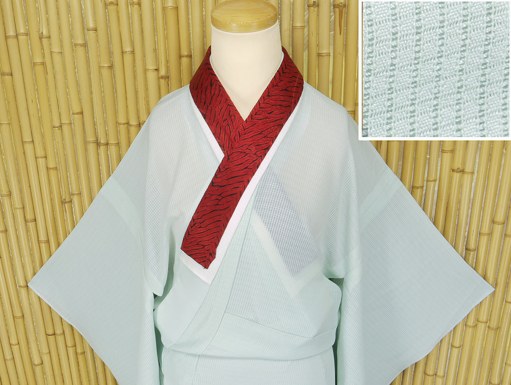 【京かんざし】n-176★洗える正絹 「ふるるん」夏物/絽 長襦袢 躾糸付未着用★即決送料無料！