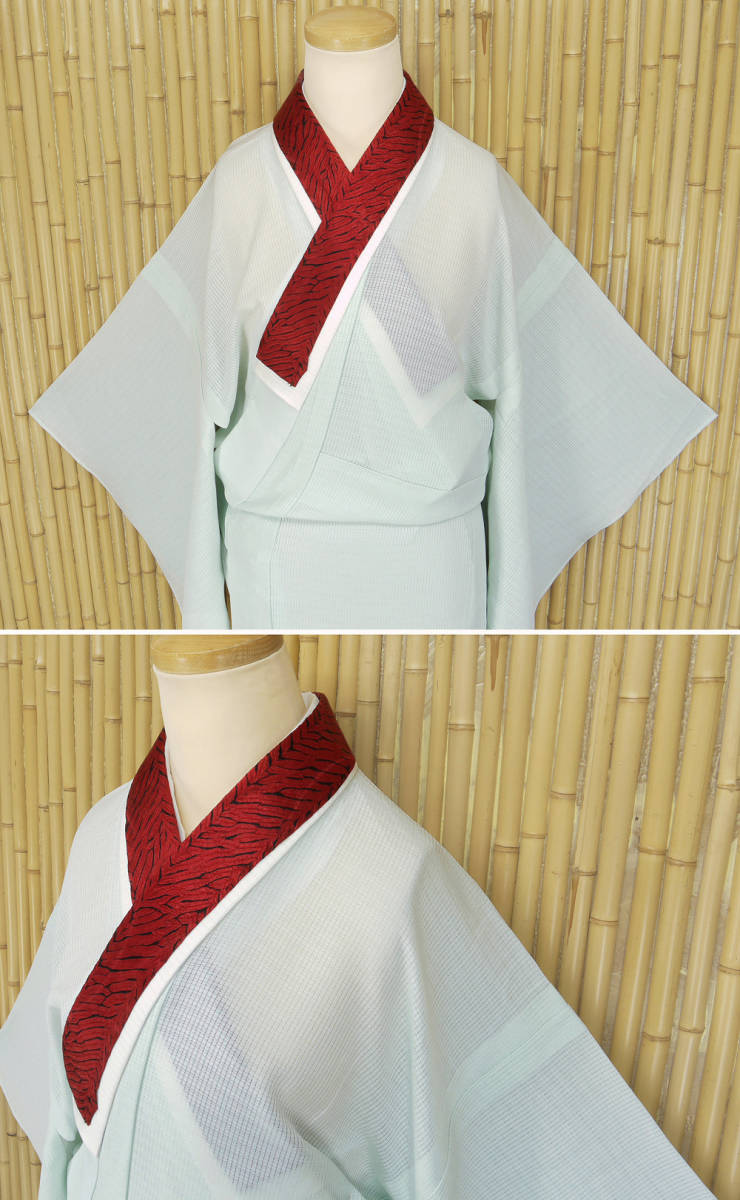 【京かんざし】n-176★洗える正絹 「ふるるん」夏物/絽 長襦袢 躾糸付未着用★即決送料無料！