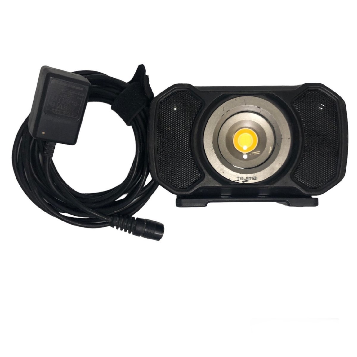 USED TAJIMA TJM タジマ 充電式 ワークライト LE-R151 ブラック 照明 ライト 作業灯 ACアダプター 充電 ツール Bluetooth 工具 動作確認済