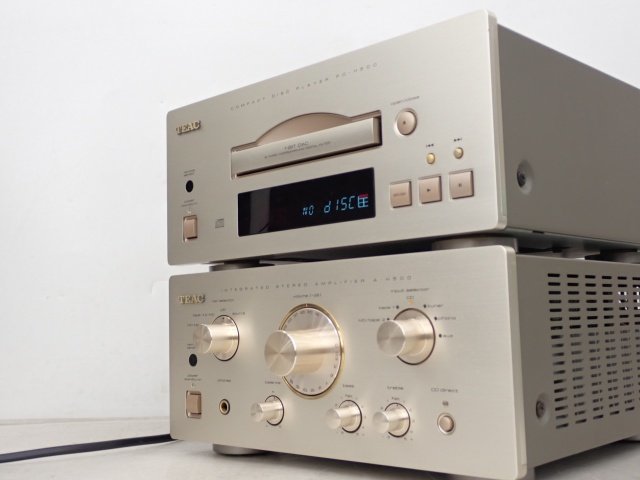 TEAC CDプレーヤー PD-H500 + プリメインアンプ A-H500 ティアック