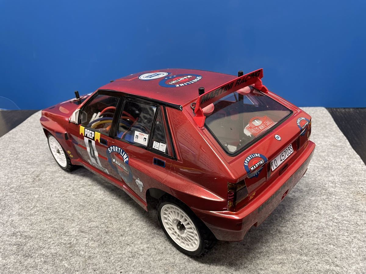 美品◎タミヤTAMIYA☆1/10 ランチア デルタ インテグラーレ 電動RC