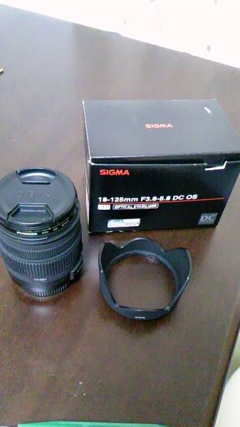 SIGMA 18-125 F3.8-5.6 DC OS HSM　オマケつき☆ キヤノン CANON_1