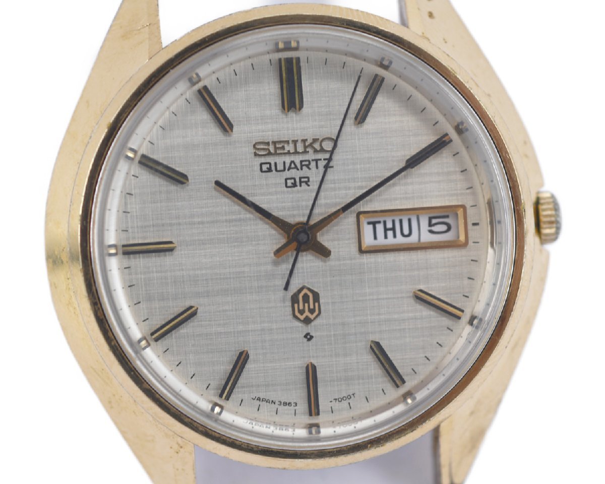 SEIKO】 セイコー QUARTZ QR クォーツ デイト 3863-7001 クォーツ