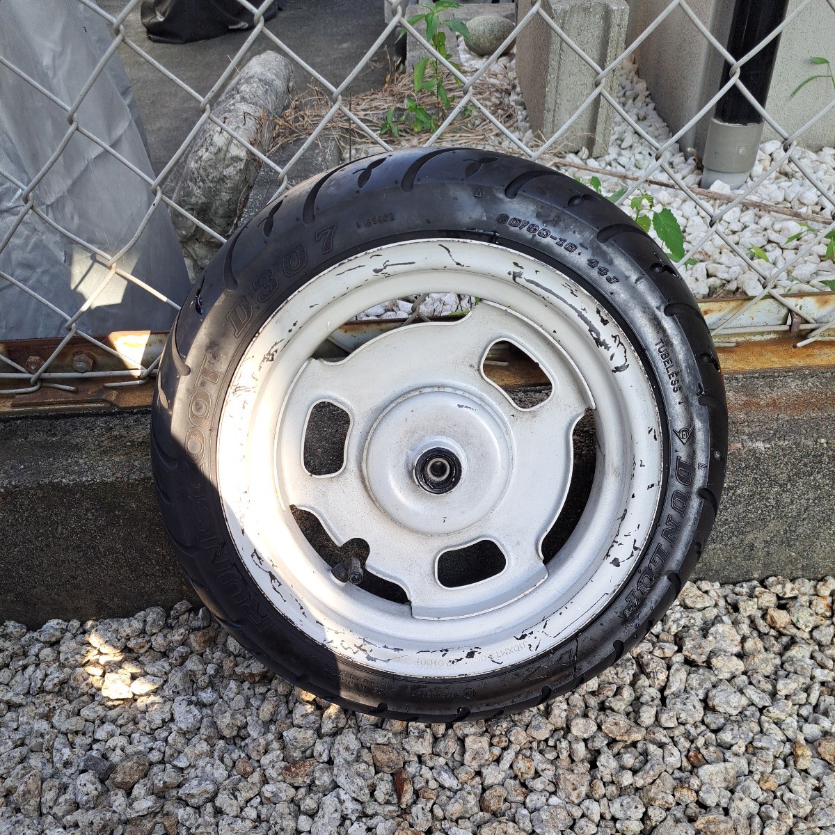 ズーマーホイール 前後セット(タイヤ付き) (スクーター、ミニバイク用