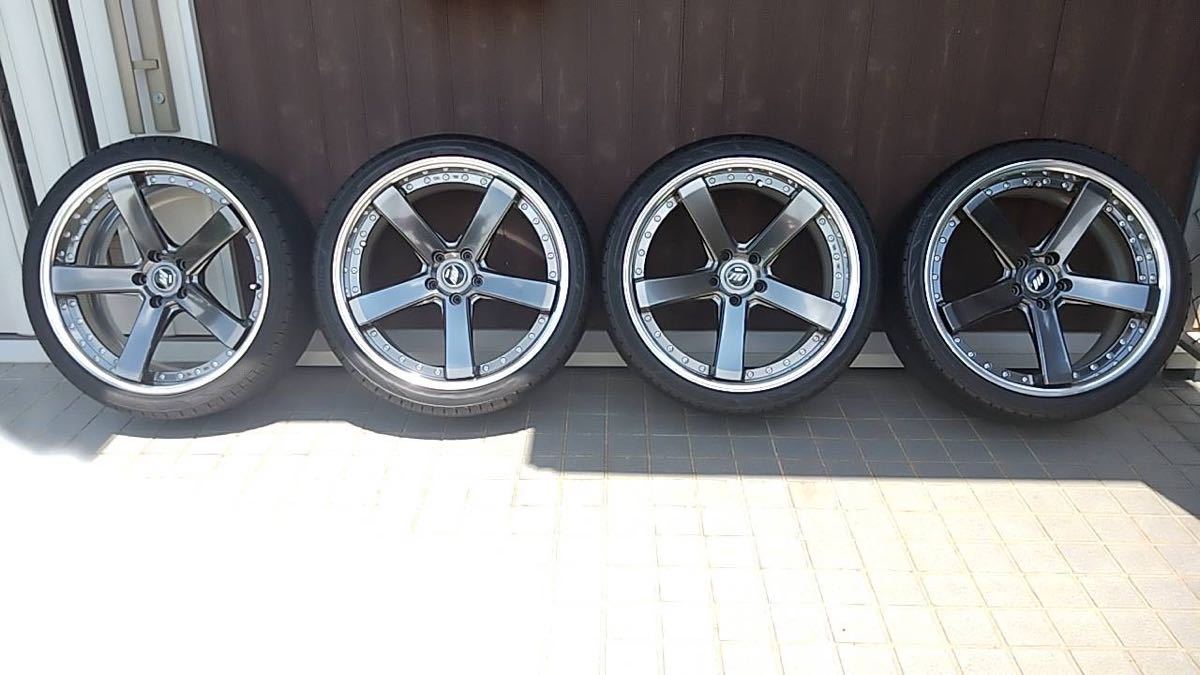 WORK タイヤホイールセット ジーストBST2 20x8.5＋33 ブリリアント 