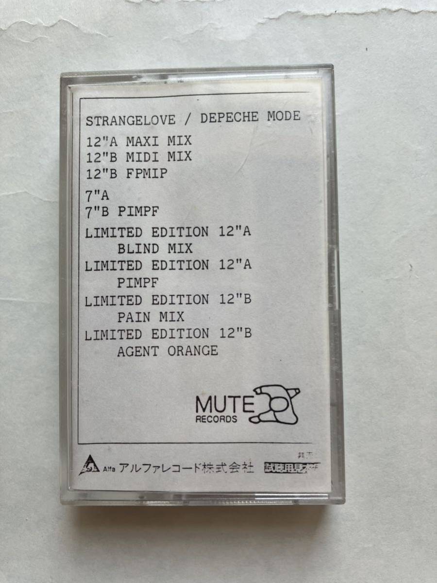非売品 カセット【DEPECHE MODE】STRANGELOVE デペッシュ・モード 1987