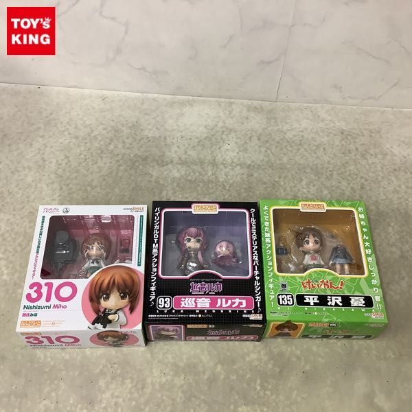 1円〜 未開封含 ねんどろいど 93 巡音ルカ、135 けいおん! 平沢 憂、310 ガールズ&パンツァー 西住みほ