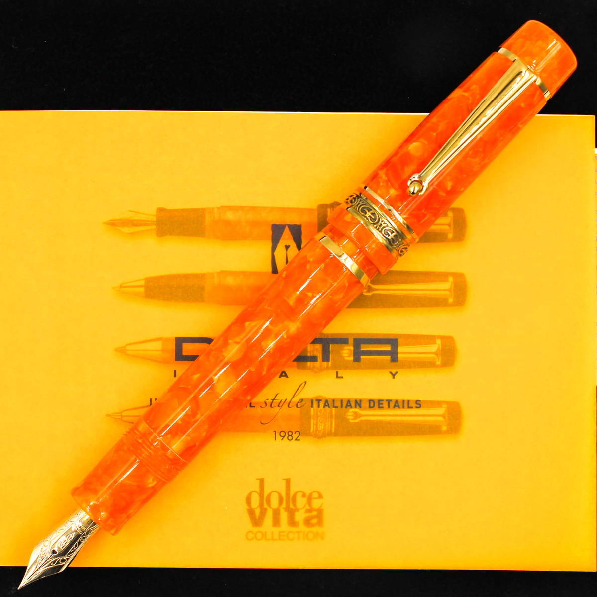 超美品デルタドルチェビータオーロスリムバーメイルボールペン