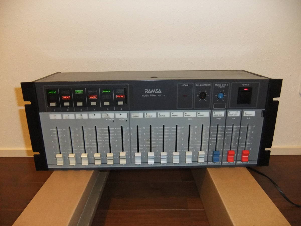 Panasonic RAMSA オーディオミキサー WR-X12 パナソニック ラムサ
