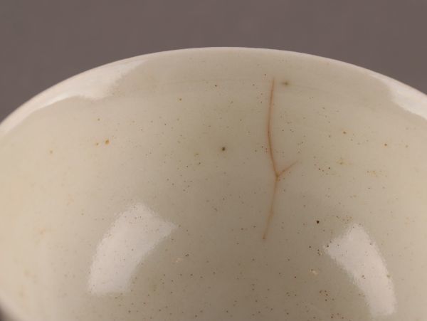 中国古玩 唐物 煎茶道具 白磁 煎茶碗 六客 時代物 極上品 初だし