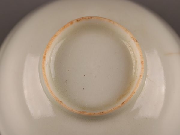 唐物 白南京 白磁 稜花形煎茶碗 五客 白釉碗 中国美術 古玩 SH20 唐物