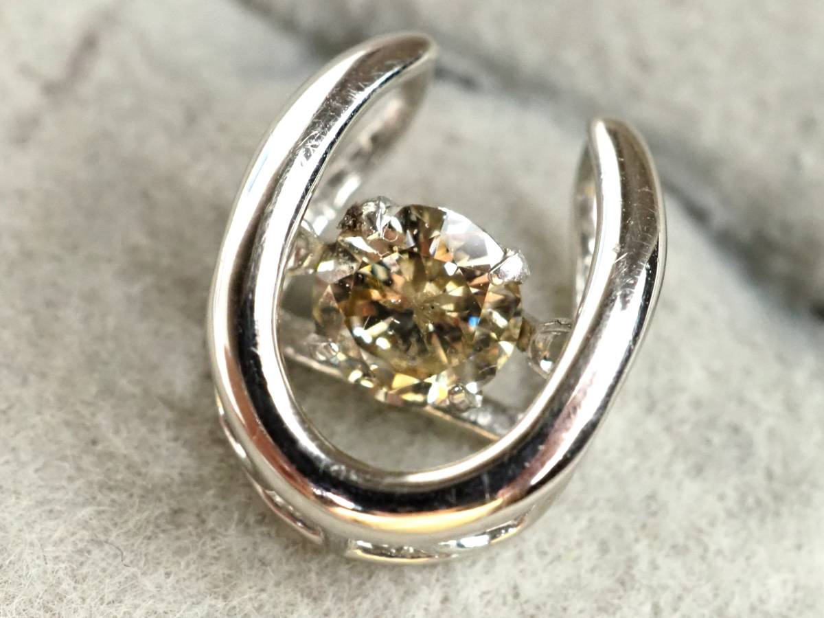 1円～最落無 1円～最落無 天然ダイヤモンド 計0.15ct，K18WG ○1円～最 