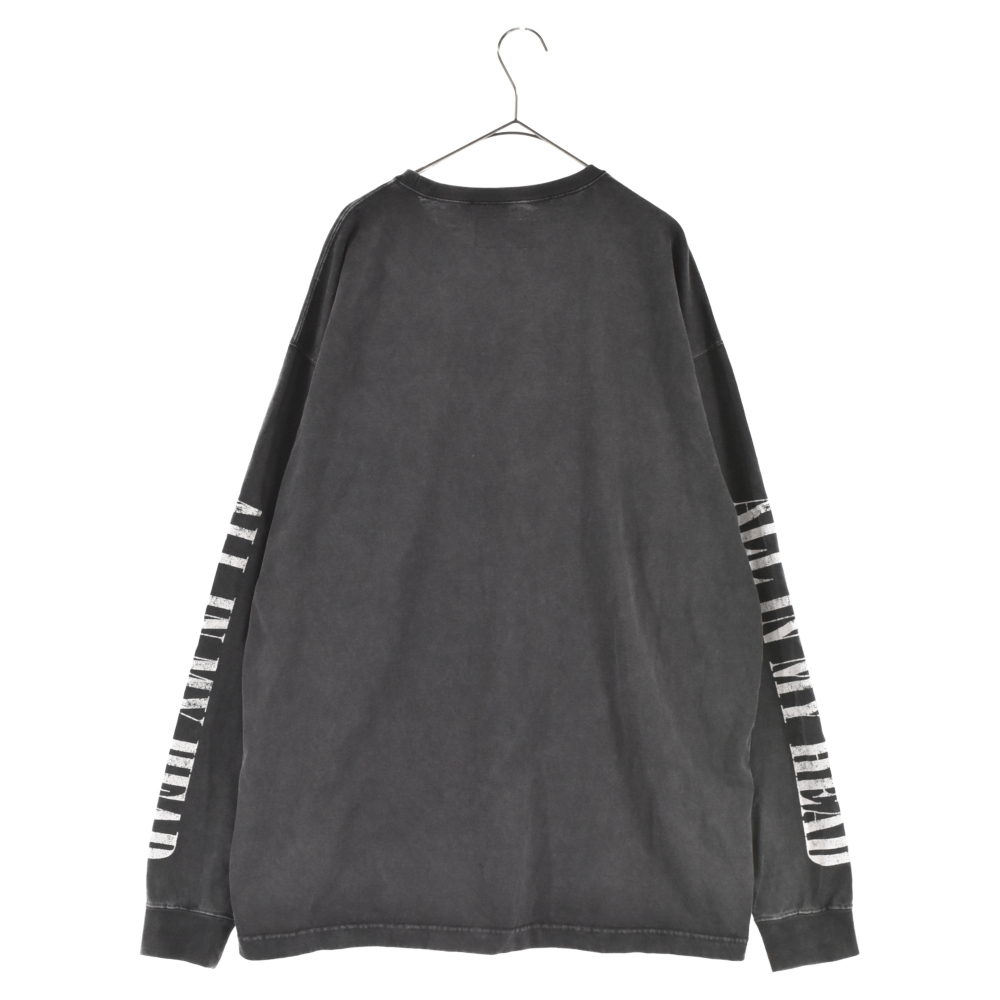 DOUBLEPUSH ロングスリーブTシャツ ブラック タインダブルプッシュ