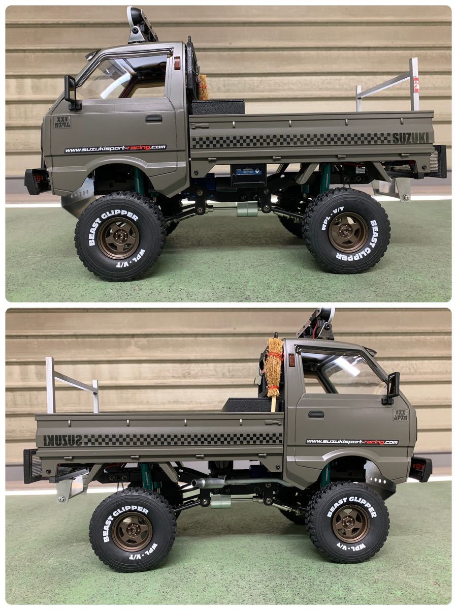 WPL D12 軽トラ クローラー トレイル 4×4 4WD カスタム 技適対応